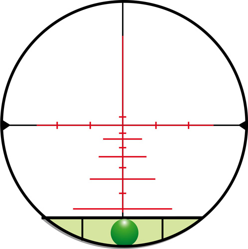 KONUS SCOPE KONUSPRO-550 - 3-9X40 ILLUM 550 BALLISTIC RET