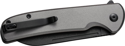 CIVIVI KNIFE CHEVALIER II 3.4" - GRAY ALUM HANDLE/BLACK STNWSH