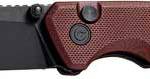 CIVIVI KNIFE ALTUS 2.97" - BURGUNDY G10/BLK STNWSH BLADE