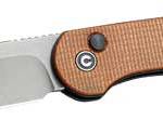 CIVIVI KNIFE ELEMENTUM 3.47" - BROWN MICARTA/GRAY STONEWASHED