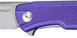SENCUT KNIFE SCITUS 3.47" - PURPLE G10/GRAY STONEWASH D2