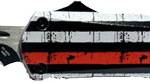 TEMPLAR KNIFE SMALL OTF BACK - THE RED 2.75" BLK TANTO SRRTED