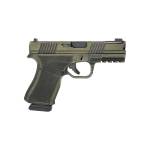 Black Rain Ordnance Frontline+ Handgun 9mm Luger 15rd Magazine 3.75" Barrel Bazooka Green Battleworn