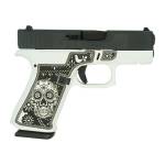 Glock 43X "Sugar Skull" Black & White Handgun 9mm Luger 10rd Magazines(2) 3.4" Barrel Accessory Rail USA Made