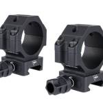 SCOPE RINGS W/ Q-LOC - BLACK, MEDIUM, FITS 35MM TUBES, 1.1"H