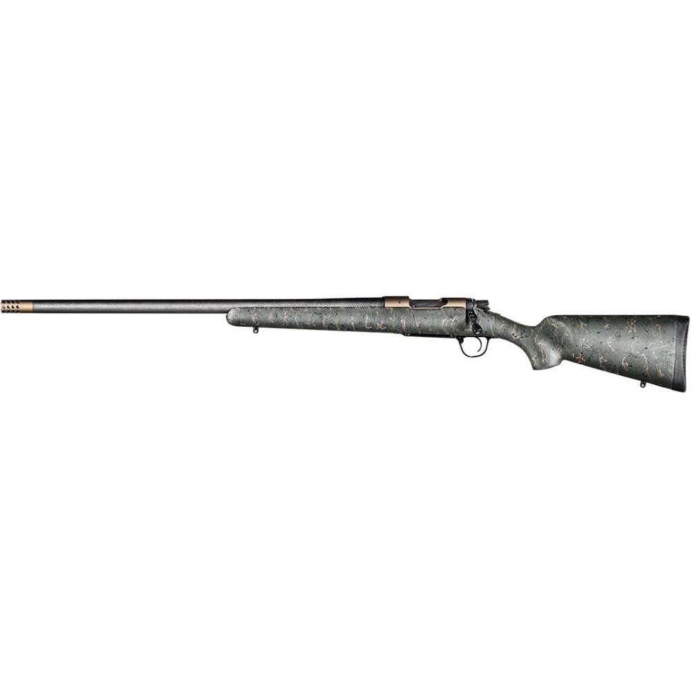 Christensen Arms Ridgeline Left Hand Rifle 6.5 Creedmoor 4rd Magazine 20" Bronze Barrel Green Black/Tan Webbing Stock