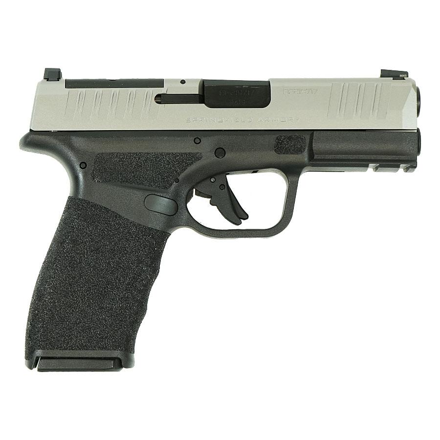 Springfield Hellcat Pro OSP Low Capacity Handgun 9mm Luger 10rd Magazines(2) 3'.7' Barrel Stainless Slide/Black Frame