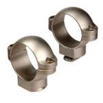 Leupold 2-Piece STD Windage Adjustable Steel Rings 1" Medium Silver
