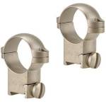 Leupold 2-Piece Solid Steel Ringmounts - Sako 1" High Silver