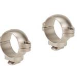 Leupold 2-Piece Dual Dovetail Rings - 1" Low Silver
