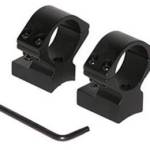 Talley Lightweight Alloy Scope Mounts - Black Anodized - 1" - Medium Winchester 70 (.860) Std. Cal. & Short Mag.