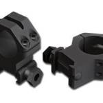 Weaver 4-Hole Skeleton Aluminum Scope Rings - Matte - 1" Medium