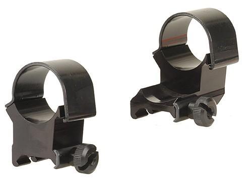 Weaver Detachable Extension Top Mount Aluminum Scope Rings - 1" - X-High EXT - Black