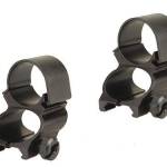Weaver Detachable See-Thru Scope Rings - 1" Extension -Black