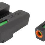 Truglo TFX Pro Tritium/Fiber-Optic Day/Night Sights Fit KAHR ARMS K MK P PM T &TPModels with New Dovetail (post 2004) - Orange Outline Front/Rear