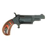 NAA 22M Mini Revolver Handgun .22 Magnum 5rd Capacity 1.625" Barrel Grey Cerakote with Red & Black Grips