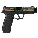Sig Sauer P365 XMACRO TACOPS "Muilticam" Slide Handgun 9mm Luger 17rd Magazines(3) 3.7" Barrel w/Comp