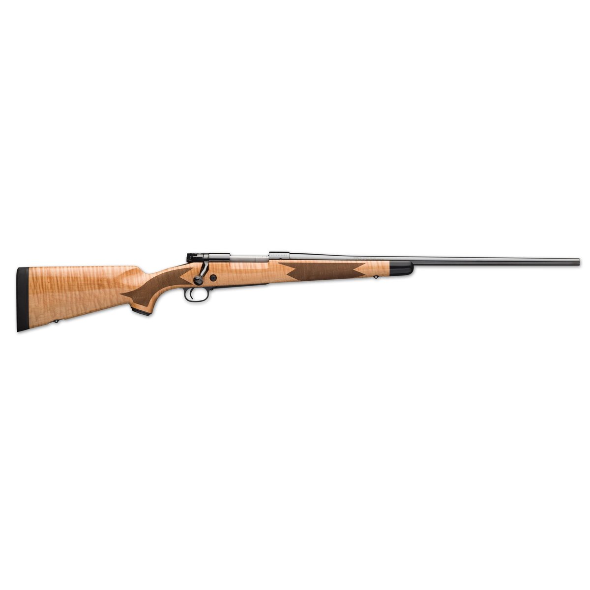 Winchester Model 70 Super Grade Maple 6.8 Western Rifle 3rd Magazine 24" Barrel Wood