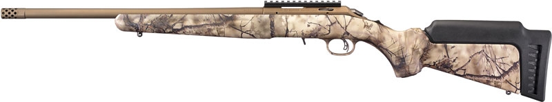 RUGER AMERICAN 22LR BRONZE - CERAKOTE GO WILD IM BRUSH CAMO - Image 2