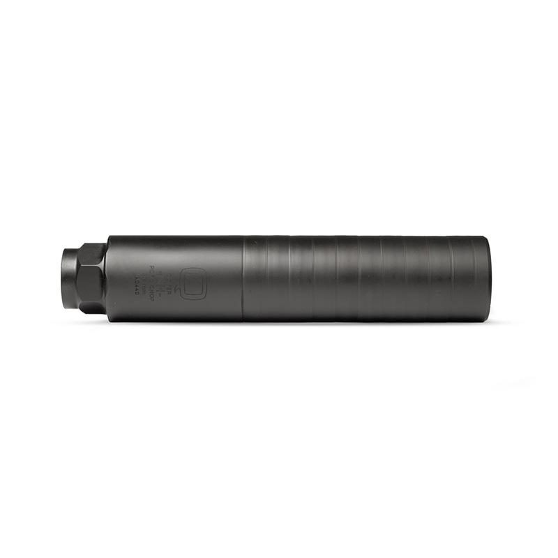 Q Blind Tiger QD Suppressor 7.62mm(.30 Cal) 1.75" Dia 7" Length  Stainless Steel Melonite Finish Rearend Included