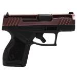Taurus GX4 Handgun 9mm Luger 10rd Magazines (2) 3" Barrel Rose Gold Slide and Black