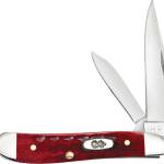 CASE KNIVES POCKET WORN OLD - RED BONE CORN COB JIG PEANUT