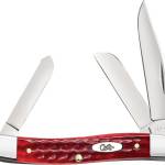 CASE KNIVES POCKET WORN OLD - RED BONE CORN COB JIG STOCKMAN