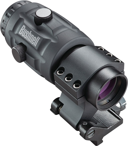 BUSHNELL AR MAGNIFIER 3X - W/FLIP TO SIDE MOUNT MATTE