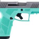 TAURUS GX2 9MM 13-SHOT ADJ. - CYAN FRAME STAINLESS SLIDE