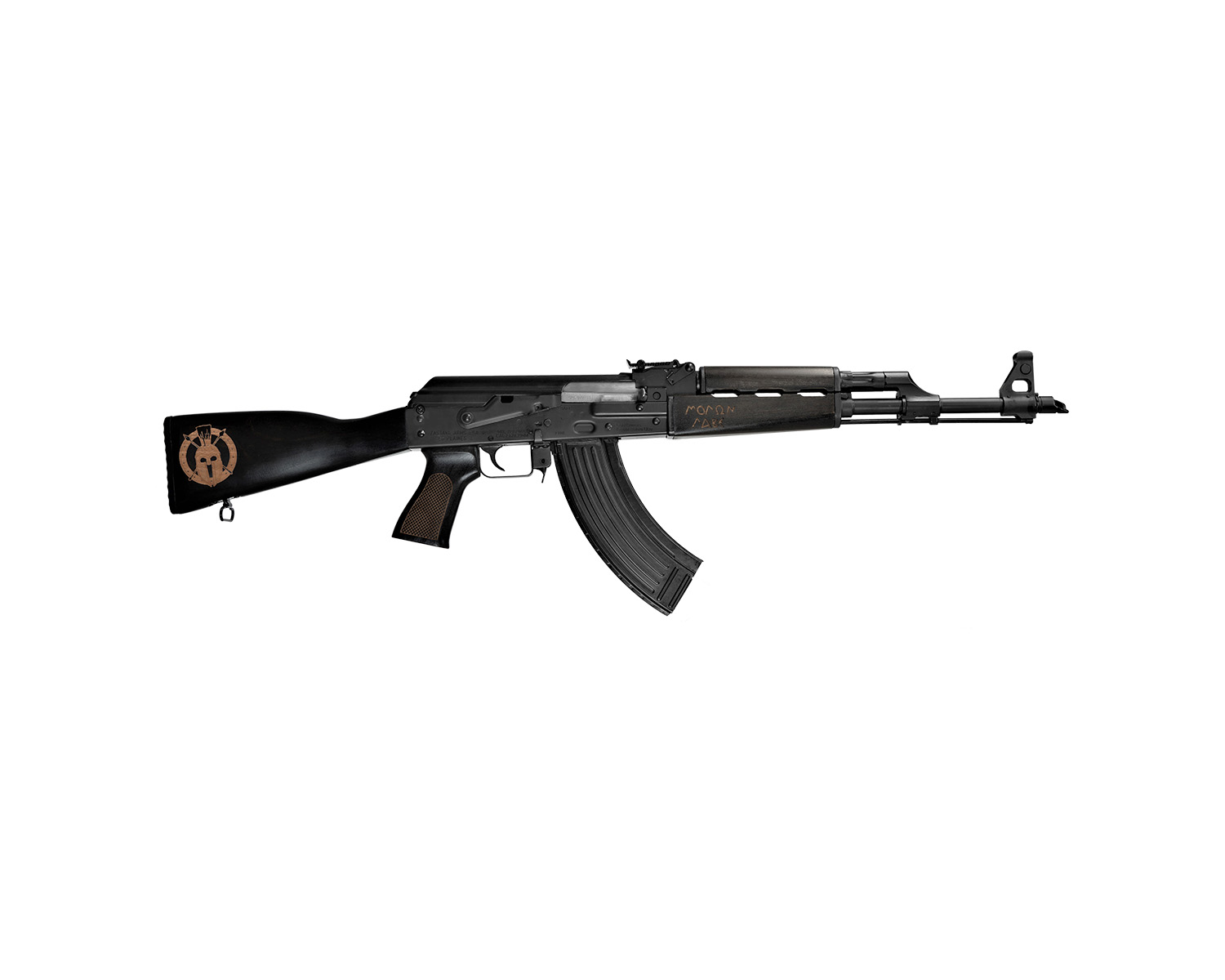 Zastava ZPAPM70 AK-47 Rifle  - "Molon Labe" Black Furniture | 7.62x39 | 16.3" Chrome Lined Barrel