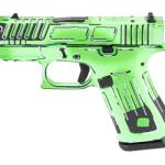 GLOCK 43X COMP 9MM 10RD ANIME GREEN