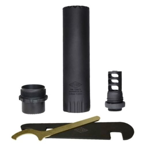 YHM TURBO T3 5.56 SUPPRESSOR - WITH MUZZLE BRAKE