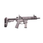 Alpha Foxtrot AF9-G.Pistol 9mm Luger 20rd Magazine 7.5" Barrel Blowback Operation Anodized Black Brace