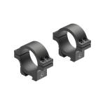 Leupold Open Range Rimfire Cross-Slot Rings 30mm Medium Black