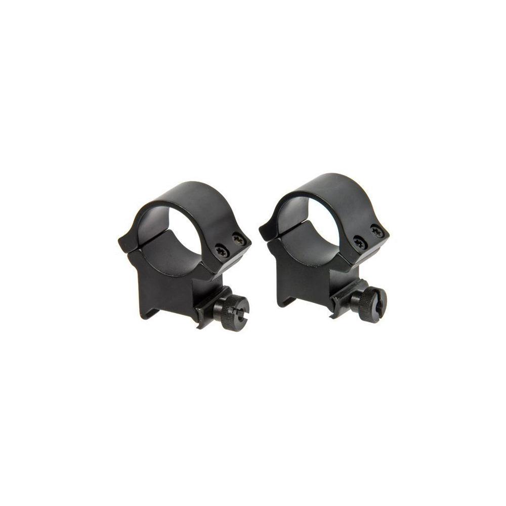 Redfield 4-Hole Aluminum Scope Rings 1" Medium Matte