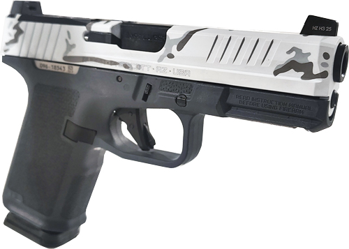 RUGER RXM 9MM LUGER 4" ADJ - 15-SHOT WHITE CAMO SLIDE