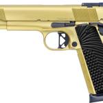 CHIAPPA 1911 EMPIRE GRADE - 45ACP 5" FS 8RD G10 GRIP GOLD