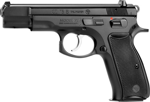 CZ 75-B 50TH ANNIVERSARY 9MM - FS 16RD BLACK POLYCOTE
