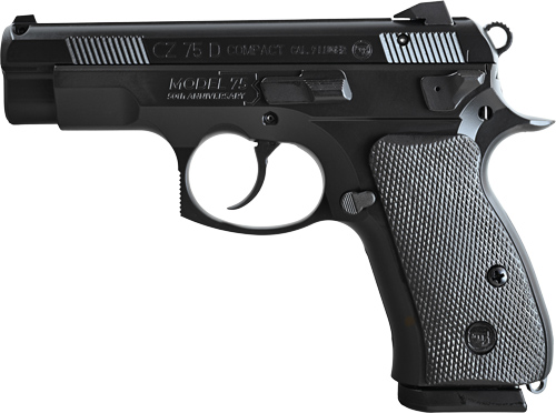 CZ 75 D PCR COMPACT 50TH ANNI - FS 15RD W/DECOCKER POLYCOTE