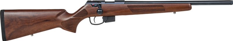 ANSCHUTZ 1761 D HB 17HMR - 18" TB BLUED/WALNUT CLASSIC