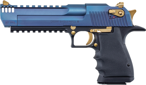 DESERT EAGLE L6 SERIES 44MAG - 6" BLACK CARBO BLUE & PIC RAIL