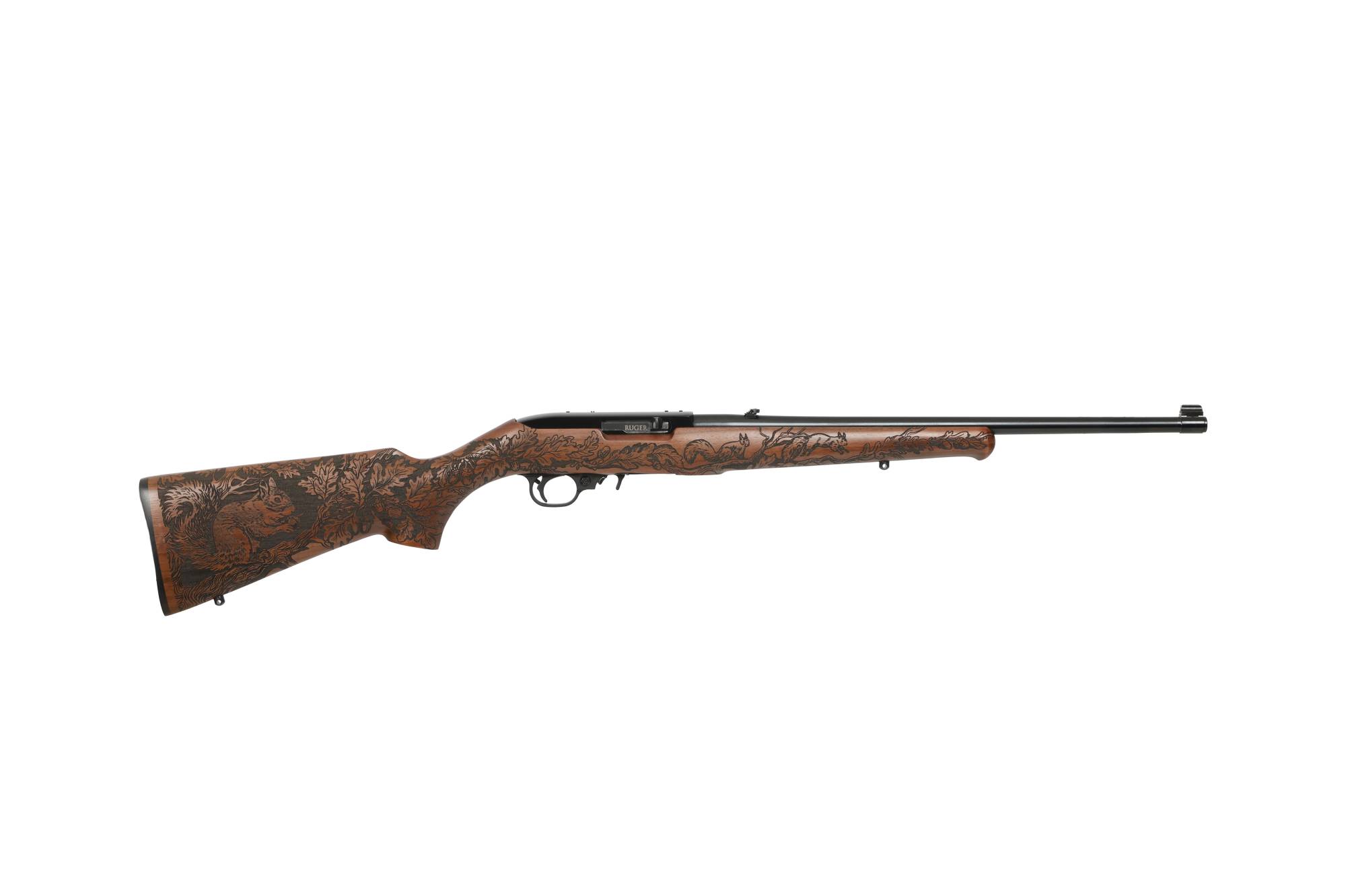 RUGER 10/22 SQUIRREL 22LR BL/WD 18.5
