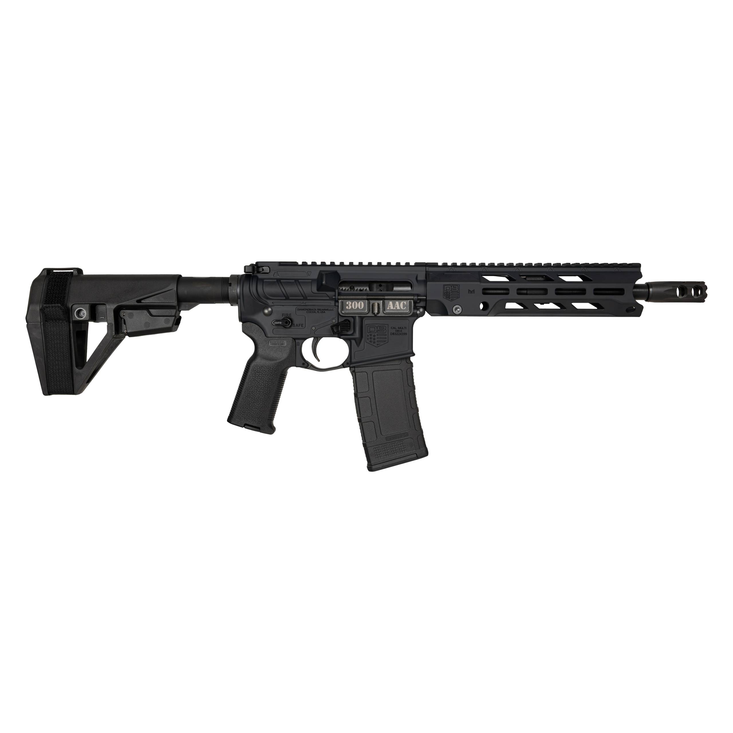 DIAMONDBACK FIREARMS DB15O 300BLK BLACK 10" BRACE