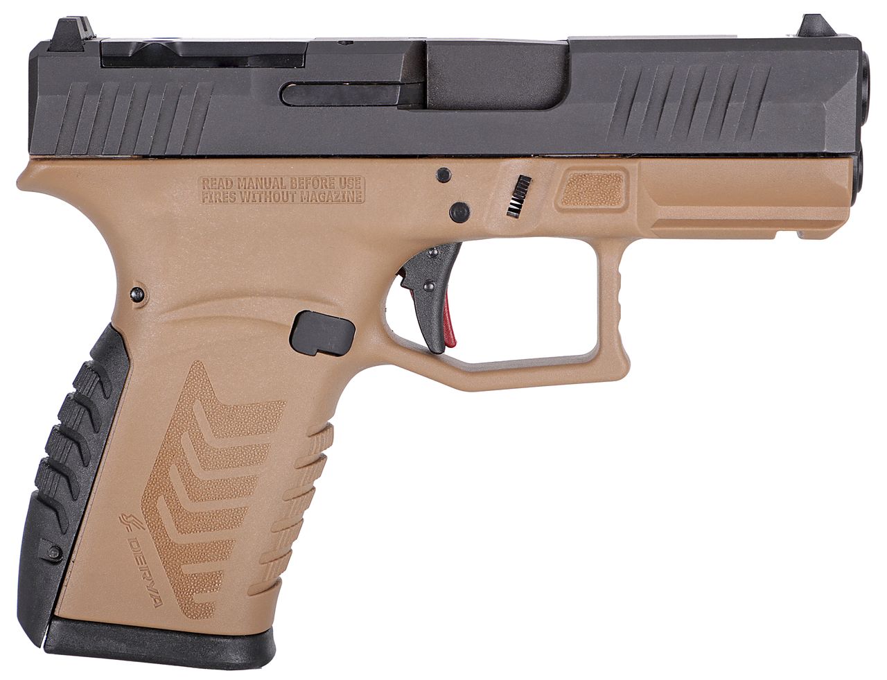 DERYA ARMS DY9Z 9MM FDE/BLK 15+1 OR