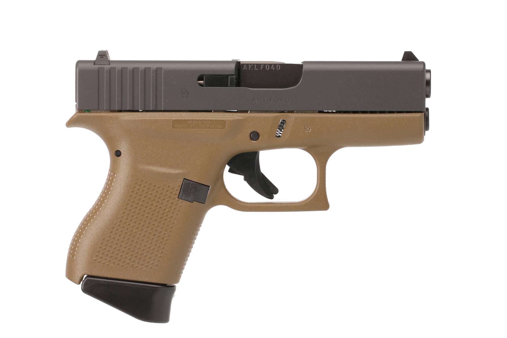GLOCK G43 G3 FDE 9MM 6+1 3.39" FS  #