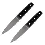Cold Steel Stickman Holdout Fixed Throwing Knife 5-1/2" Dagger Blade Black 2/ct