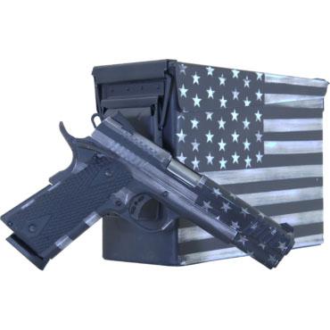 Citadel 1911 A-1 Flag Series with Ammo Can .45 Auto 8rd Magazine 5" Barrel Greyscale Flag Cerakote