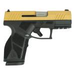 Taurus GX2 "Gold Glitter" Handgun 9mm Luger 13rd Magazines (2) 3.38" Barrel Black Frame/Custom Slide