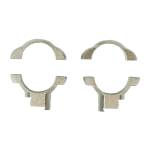 Weaver Grand Slam Ruger Style .22 cal Rimfire Scope Rings 1" High Nickel