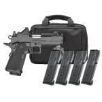 Springfield Armory Gear Pac 1911 DS Prodigy Comp Handgun 9mm Luger 17(1) &20(3)rd Magazines 4.25" Barrel Black Viridian Green Dot Bag